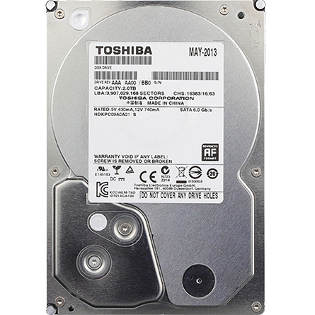东芝(toshiba)台式机硬盘 dt01aca100 1tb